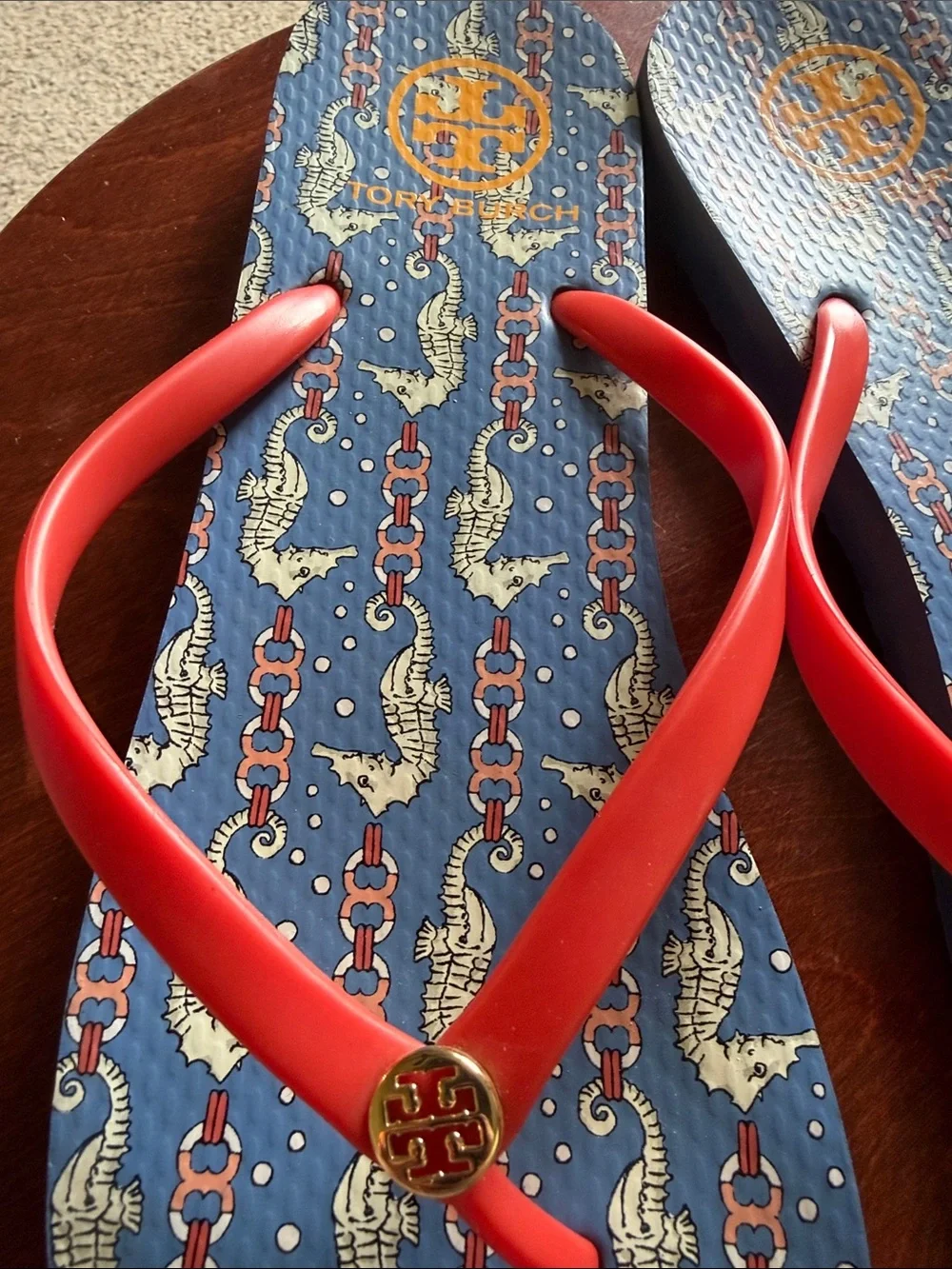 Tory Burch seahorse flip flops - Picture 2 of 7